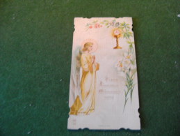 A-5-2-107 Souvenir Communion Image Pieuse Gilbert Decavel Luingne 1937 - Communion