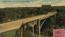 ( CPA ÉTATS UNIS )  PITTSBURG  /  Panther Hollow Bridge, Schenlev Park  - - Pittsburgh