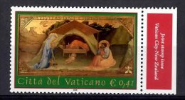 VATICAN Christmas 2002 41e With Label Unmounted Mint - Nuevos