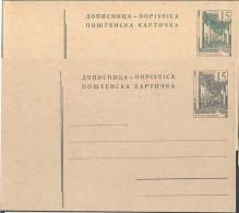 YUGOSLAVIA - JUGOSLAVIA - PS Mi. P159 + COLOR - TRANSPORTATION - HIGHWAY  - 1959 - Postal Stationery