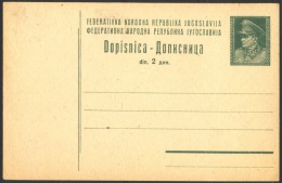 YUGOSLAVIA - JUGOSLAVIA  -  PC  Mi. P124 A  - TITO  - 1949 - Postal Stationery