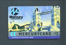 UK  -  Magnetic Phonecard/Mercurycard As Scan - [ 4] Mercury Communications & Paytelco