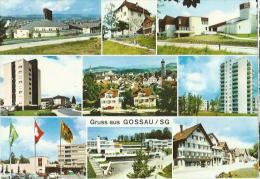 Gossau, Mehrsichtkarte (9 Ansichten) - Gossau