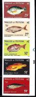 WALLIS & FUTUNA 1980 FISH STRIP  IMPERFORATED SC#260A CV$16.00 For PERF (DE0177) - Ungebraucht