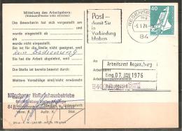 = BRD - Ganzsache/Postkarte O = Regensburg - Cartes Postales - Oblitérées