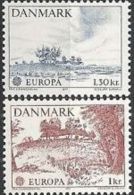 1977 - Danimarca 640/41 Europa ---- - Neufs