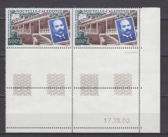 Nouvelle Calédonie Paire Du N° 825 Luxe   ** CDF Daté - Unused Stamps