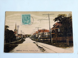 Carte Postale Ancienne : Whitney Avenue SYDNEY ,C.B. - Cape Breton