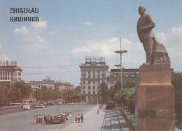 ZS46042 Monumentul Lui V I Lenin Piata Victoriei   Chisinau   2 Scans - Moldawien (Moldova)