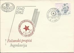 40 Years Foča Regulations, Beograd, 14.1.1982., Yugoslavia, FDC PTT - 1/82 - FDC