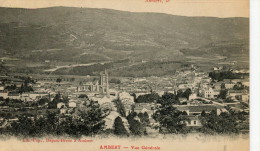 CPA 63 AMBERT VUE GÉNÉRALE 1913 - Ambert