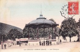 CPA 30 La Grand´ Combe - Le Kiosque - Animée - La Grand-Combe