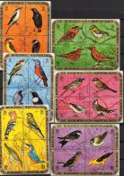 WWF Vögel 1971 Burundi 645/56+690/01 6x4-Block O 180€ Pirol Stelze Schwalbe Star Wiedehopf Fauna Blocs Bird Sheet Africa - Usados