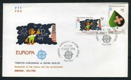 TURKEY 1986 FDC - EUROPA CEPT - FDC