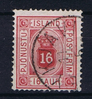 Iceland 1900 Dienst  , Mi 6 A Used - Officials