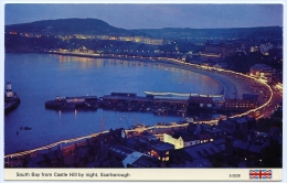 SCARBOROUGH : SOUTH BAY FROM CASTLE HILL BY NIGHT - Scarborough