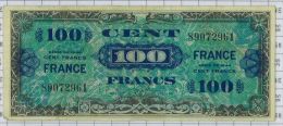 100 Francs Trésor Français , Ref Fayette VF25/1, état TTB - 1945 Verso Francia