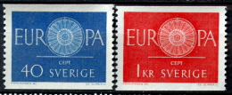 Sweden1960 Europa MiNr.463-64  MNH (**) ( Lot L 2113 ) - Ungebraucht