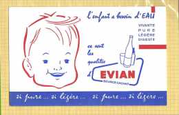 BUVARD  : L'enfant A Besoin D'eau EVIAN - Sprudel & Limonade