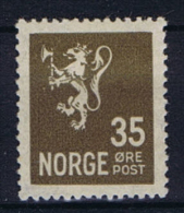 Norway: 1927 Mi Nr  128 A  MH/* - Neufs