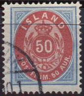 ICELAND - ISLANDE - 50 A - Mi. 16A - USED- 1892 - Gebraucht