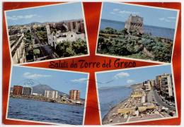 TORRE DEL GRECO, VEDUTINE E SALUTI,  VG 1991, FINESTRELLE    **** - Torre Del Greco