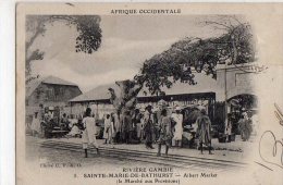 Afrique  Noire     Gambie   Ste Marie De  Bathurst   Le Marché Aux Provisions  ( Voir Scan) - Gambie