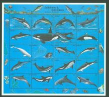 Palau - 1991 Dolphins Sheet MNH__(THB-564) - Palau