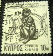 Cyprus 1977 Refugee Fund 10m - Used - Gebraucht