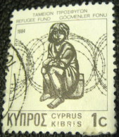 Cyprus 1984 Refugee Fund 1c - Used - Usati