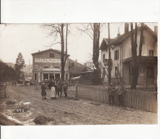 Carte Postale Photo Militaire Allemand De CIREY-SUR-VEZOUZE (Meurthe Et Moselle) HOTEL De La GARE Paul ABBA -VOITURE- - Cirey Sur Vezouze