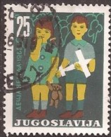 1963 X JUGOSLLAVIJA JUGOSLAWIEN  CHILDREN AEREO    USED - Gebruikt