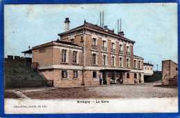 91 BRETIGNY LA GARE ANIMEE COLORISEE - Bretigny Sur Orge