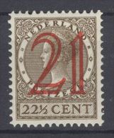Netherlands - 1929 Wilhelmina *mint HINGED*__(TH-302) - Unused Stamps