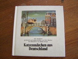 KATZENMÄRCHEN AUS DEUTSCHLAND Alte Tierfabeln Nick Barkow Miniaturen Marlis Hoops 1982 HANSEATISCHE - Contes & Légendes