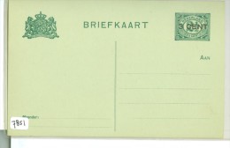 ONBESCHREVEN BRIEFKAART *  VOORDRUK NVPH 55  (7851) - Lettres & Documents