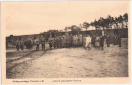 PARCHIM Gefangenenlager Ankunft Gefangener Russen WW I 1. Weltkrieg Ungelaufen TOP-Erhaltung - Parchim