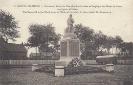 NORD PAS DE CALAIS - 62 - PAS DE CALAIS- NOEUX LES MINES - Monument à La Mémoire Des Employés Et Ouvriers Des Mines Mort - Noeux Les Mines