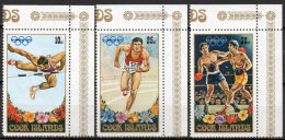 Sommer-Olympiade In München 1972 Cook Islands 330/2 Als ER ** 3€ Boxen Lauf Springen Sport Olympic Se-tenant Of Oceanien - Petanque