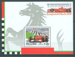 Italy - 2001 Formula 1 Block MNH__(TH-5142) - Blocs-feuillets