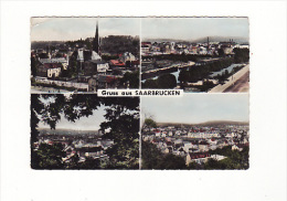 Carte 1950 GRUSS AUS SAARBRUCKEN / MULTIVUES - Sarre-Union