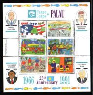 Palau - 1991 Peace Corps Block MNH__(THB-1114) - Palau