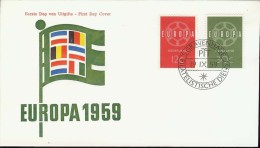 1959 - EUROPA CEPT  OLANDA - NEDERLAND - FDC - 1959