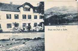 AK STEIERMARK PUCH A.KULM. BEI WEIZ  JOHANN GÖSSL ,GASTWIRTSCH Z.FELDSEPPI ,REBENWALD,OLD POSTCARD - Weiz