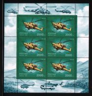 Russia Federation - 1997 Helicopters Kleinbogen MNH__(THB-2900) - Blocs & Hojas