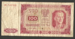 POLAND - BANK POLSKI - STO ZLOTYCH / 100 ZLOTY (WARSAW 1948) - Pologne