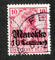 (1222)  Morocco 1906  Mi.36  /   Sc.35  Used  Catalogue €1.50 - Marokko (kantoren)