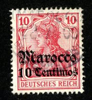 (1243)  Morocco 1906  Mi.36  /   Sc.35  Used  Catalogue €1.50 - Maroc (bureaux)