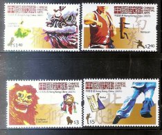 Hong Kong 2007 Wushu Stamps - Kung Fu Kong Fu Sport Martial Art Book Lion Costume Culture - Neufs