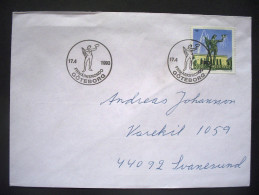 Sweden 1993 FDC Cover To Svanesund - Fountein Of Poseidon - Briefe U. Dokumente